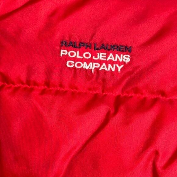 RL Polo Jeans Co. Red Puffer Jacket - Picture 3 of 4